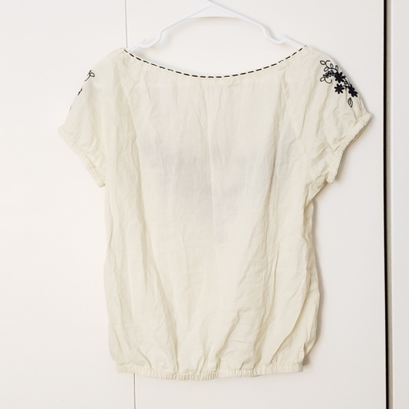 Vanilla Star Peasant Blouse Top from Wet Seal - Picture 2 of 4